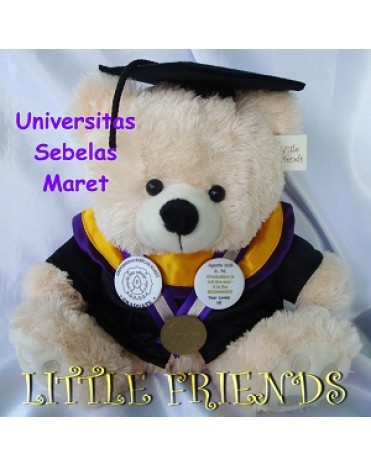 Boneka Wisuda Universitas Sebelas Maret - Pendidikan (30 cm)